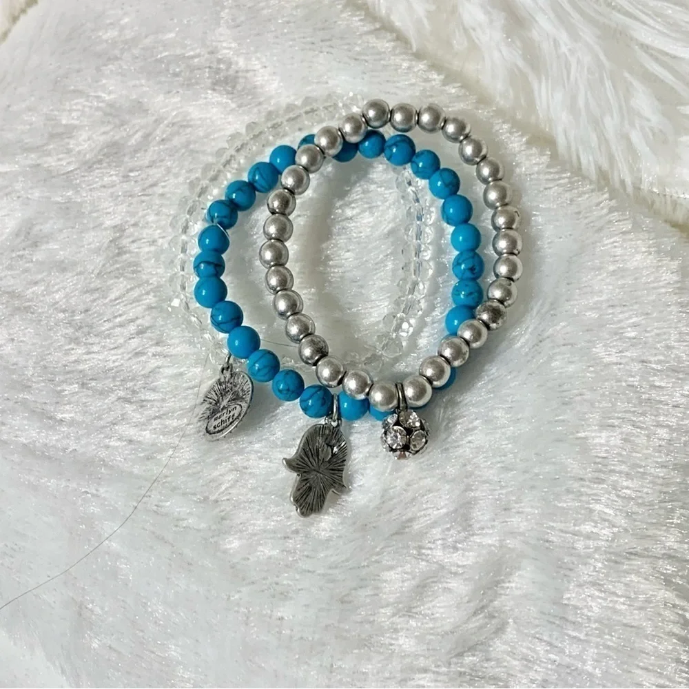 NWOT layered turquoise bracelet